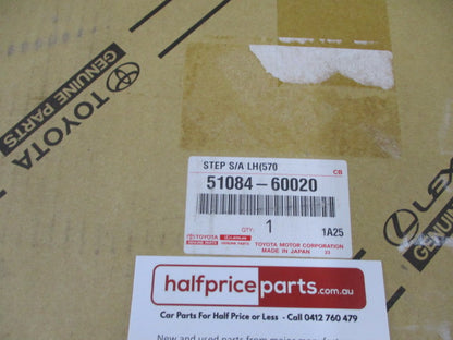 Toyota Landcruiser 80 Series Genuine Left And Right Alloy Side Step Plates New Part