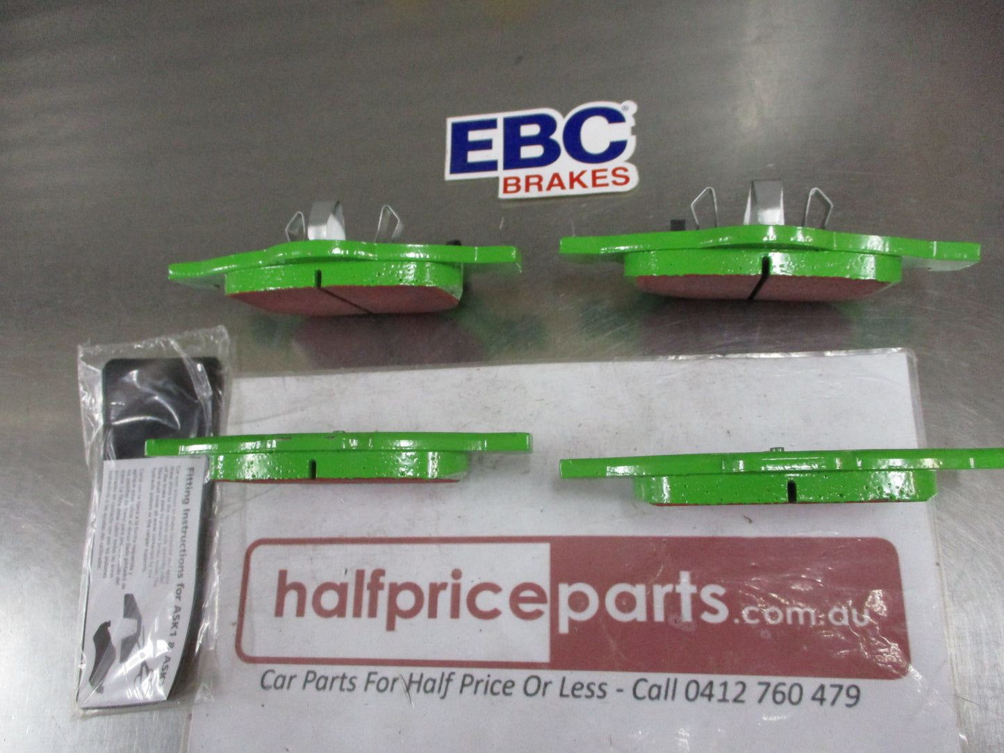 EBC Greenstuff Font Disc Brake Pad Set Suits Toyota Avensis New Part