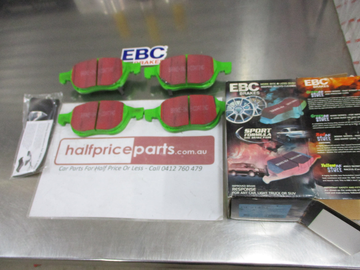 EBC Greenstuff Font Disc Brake Pad Set Suits Toyota Avensis New Part