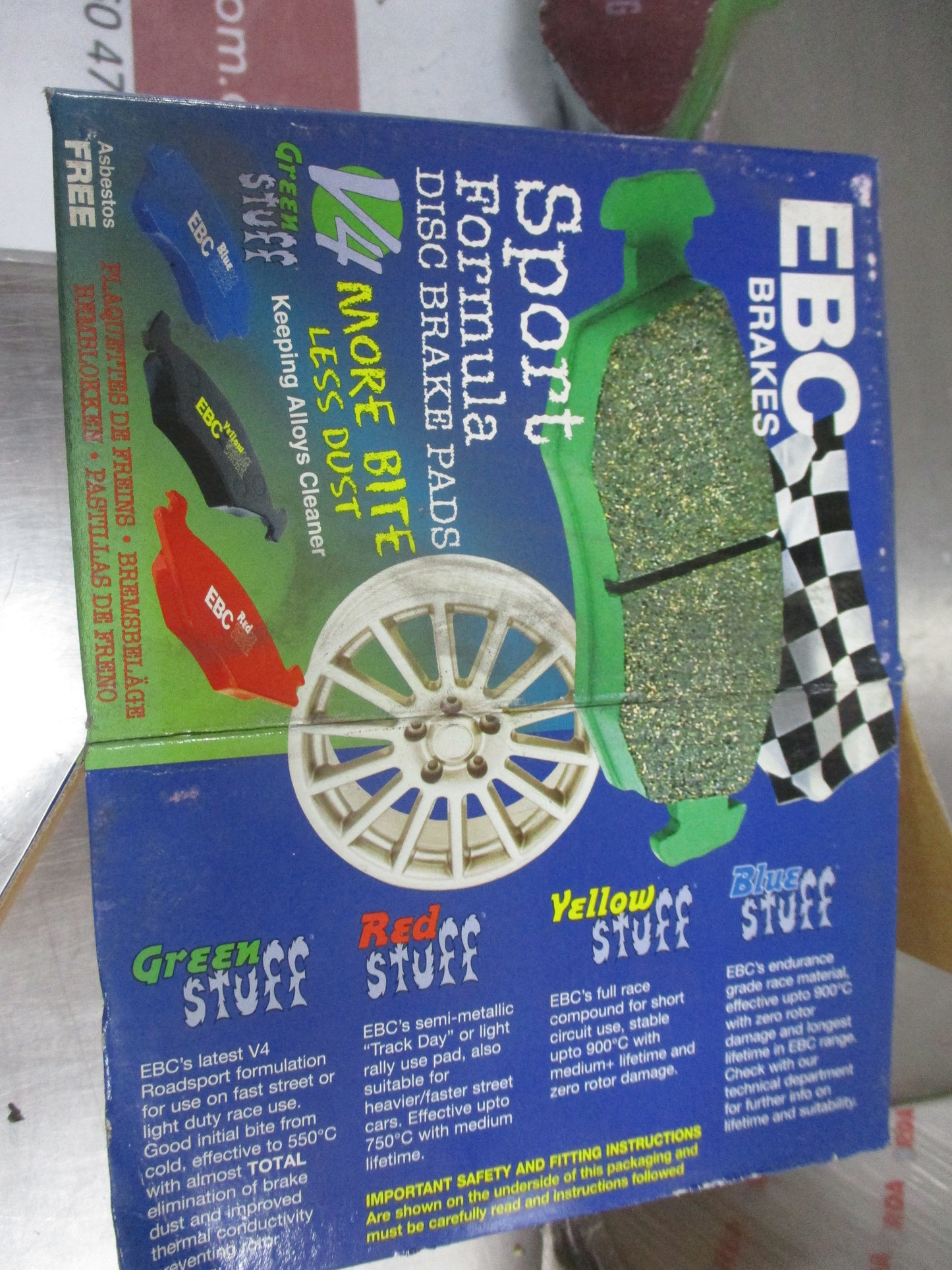EBC Greenstuff Front Disc Brake Pad Set Suits Ford Escort -Van New Part