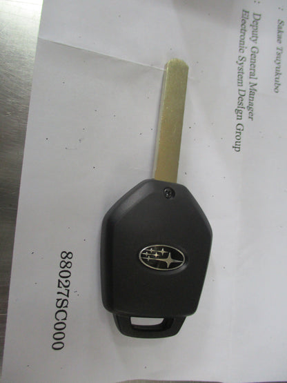 Subaru Forester Genuine 3 Button Key / Transponder New Part