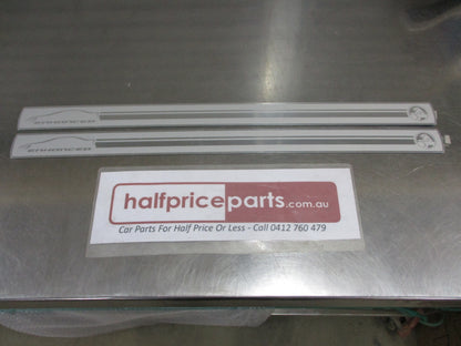 Holden VF Commodore/WN Statesman Genuine Front (Enhanced) Replacement Sill Plates New Part