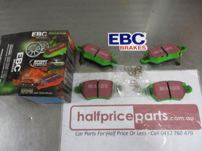 EBC Greenstuff Rear Disc Brake Pad Set Suits Holden Astra-G/Zafira-A New Part