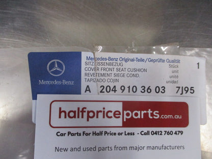 Mercedes Benz C-350 Genuine Drivers Seat Base Trim (Leather Grey) New Part