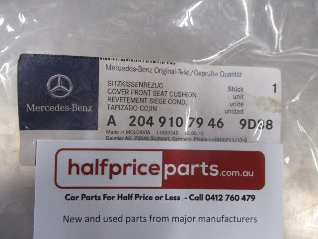 Mercedes Benz C300 Genuine Right Hand Front Drivers (Black Leather ) Seat Base Trim New Part