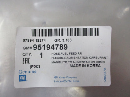 Holden Captiva Genuine Rear Fuel Hose Feed New Part