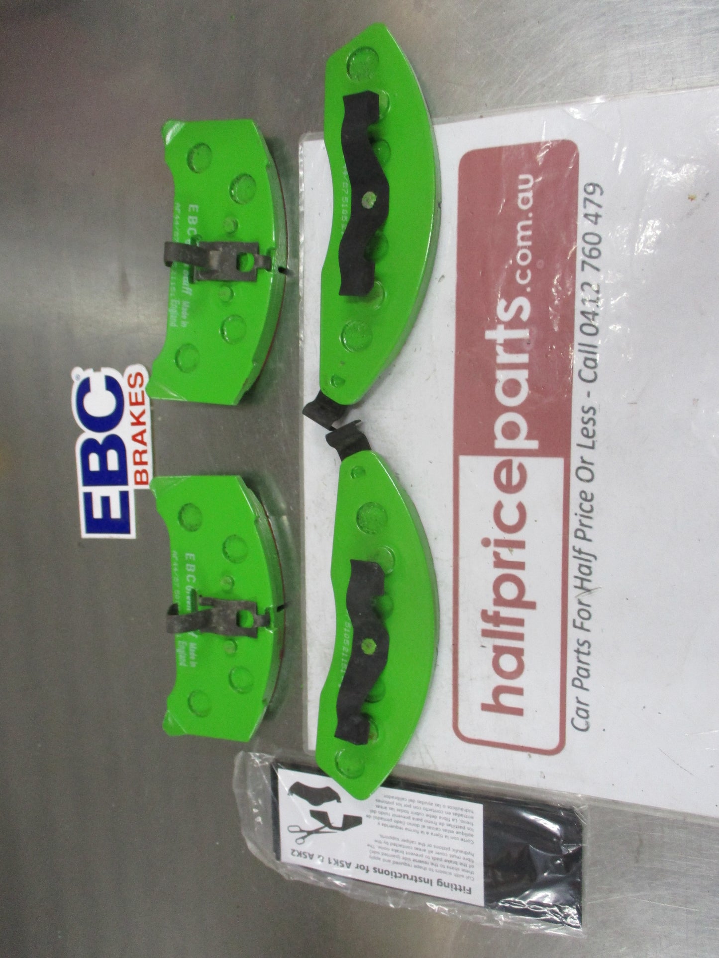EBC Greenstuff Front Disc Brake Pad Set Suits Ford Mustang New Part