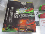 EBC Greenstuff Front Disc Brake Pad Set Suits Ford Mustang New Part