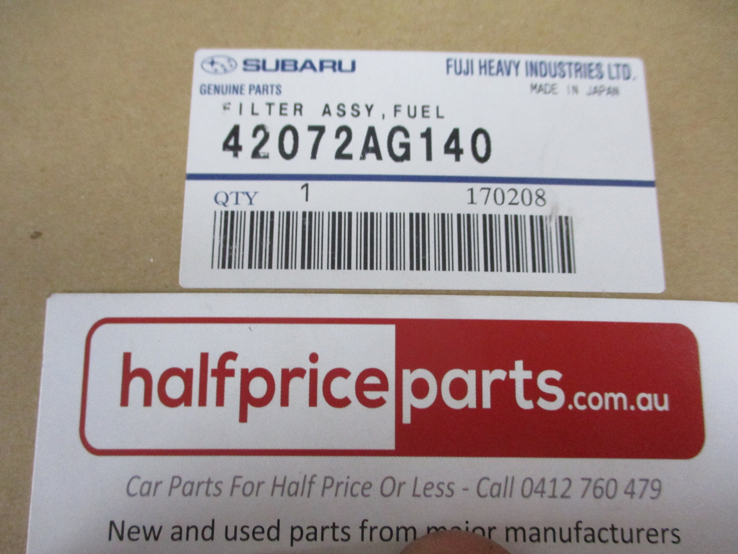 Subaru WRX/STI/Impreza Genuine Fuel Pump Filter New Part