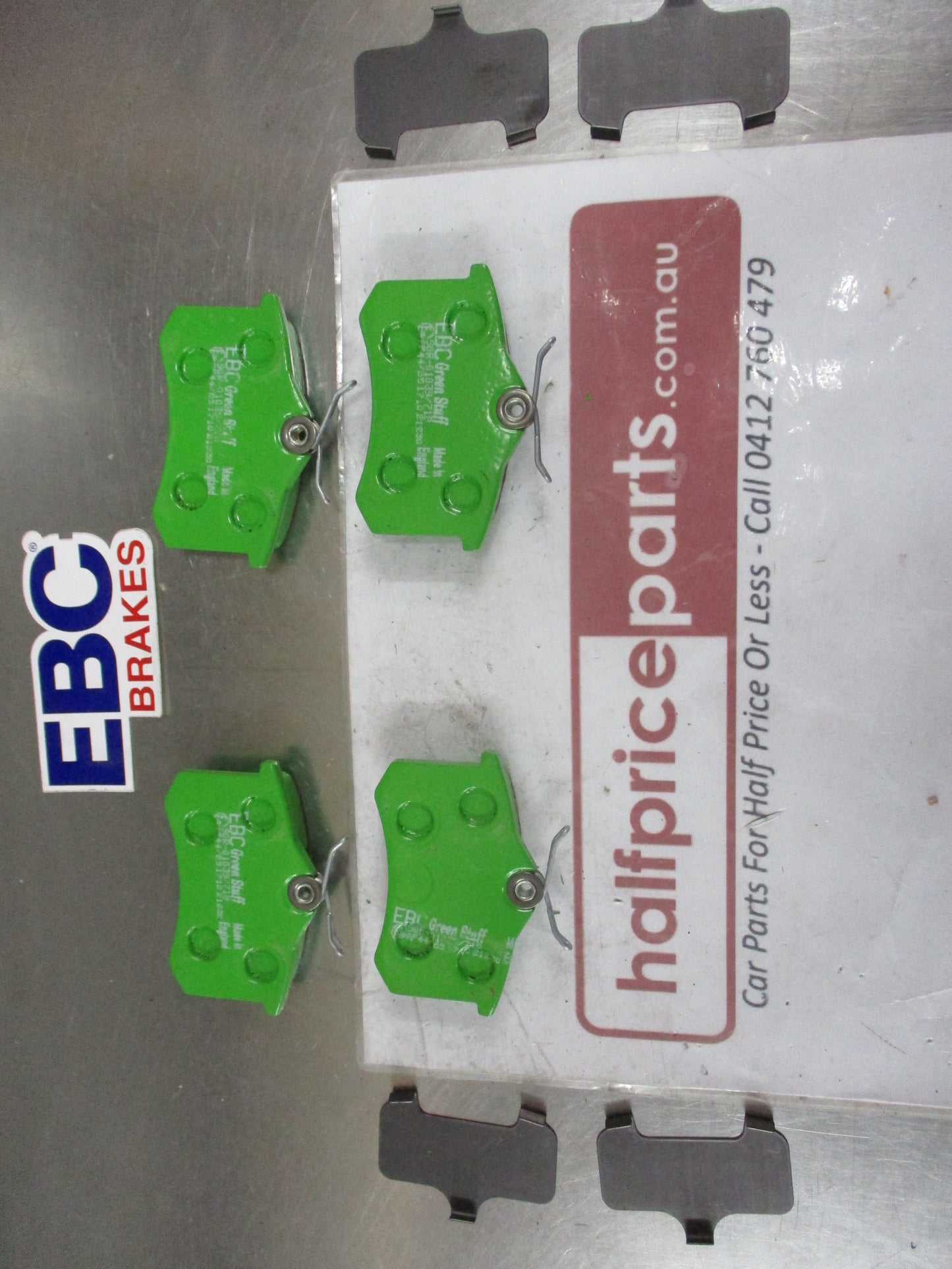 EBC Greenstuff Rear Disc Brake Pad Set Suits AUDI-Citroen-Fiat-Lancia-Peugeot-Seat-Skoda-VW New Part