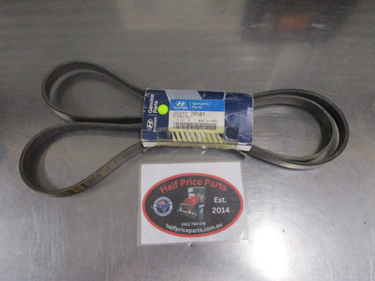 Hyundai Santa Fe/Sonata/Tiburon/Tucson Genuine V-Ribbed Belt New Part