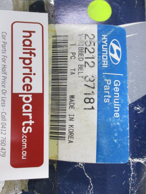 Hyundai Santa Fe/Sonata/Tiburon/Tucson Genuine V-Ribbed Belt New Part