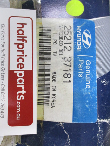 Hyundai Santa Fe/Sonata/Tiburon/Tucson Genuine V-Ribbed Belt New Part