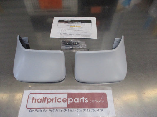 Mazda 3 Sedan Genuine Rear Moulded  Mud Flap Set With Screws New Part