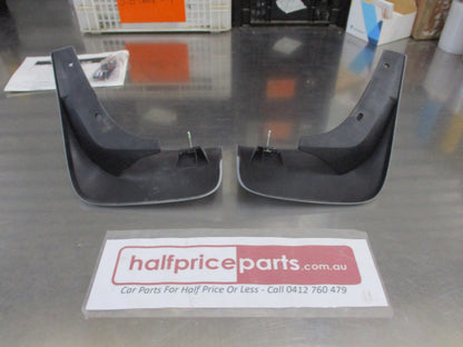 Mazda 3 Sedan Genuine Rear Moulded  Mud Flap Set With Screws New Part
