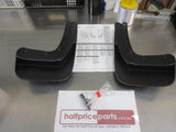 VW Golf MK7 Wagon Genuine Rear Mud Flap Set (Black) New Part