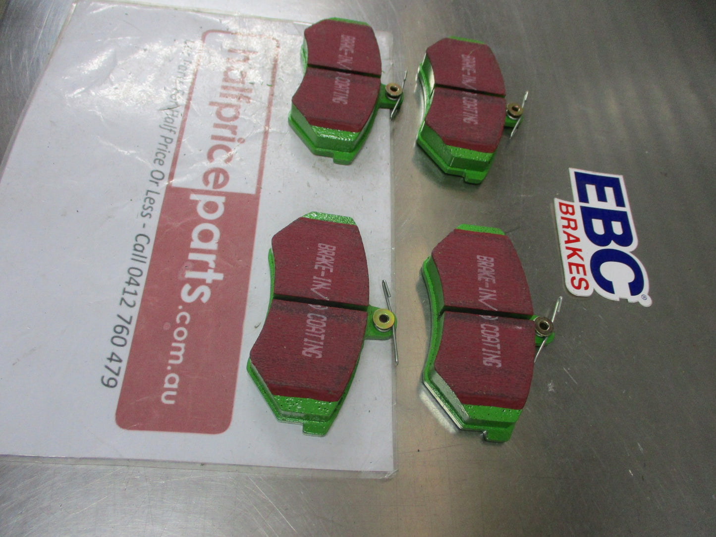 EBC Greenstuff Front Disc Brake Pad Set Suits Seat Cordoba-Ibiza-Toledo/VW Corrado-Golf-Jetta-Passat-Caddy New Part