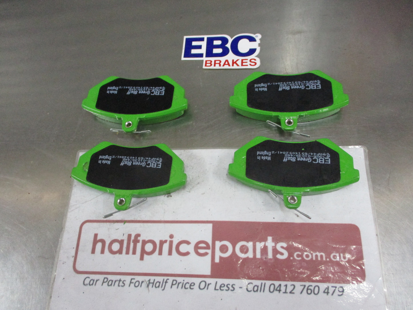 EBC Greenstuff Front Disc Brake Pad Set Suits Seat Cordoba-Ibiza-Toledo/VW Corrado-Golf-Jetta-Passat-Caddy New Part