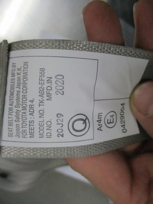 Toyota Coaster Genuine Front Right Hand Seat Seat Belt Assembly (Grey) New Part
