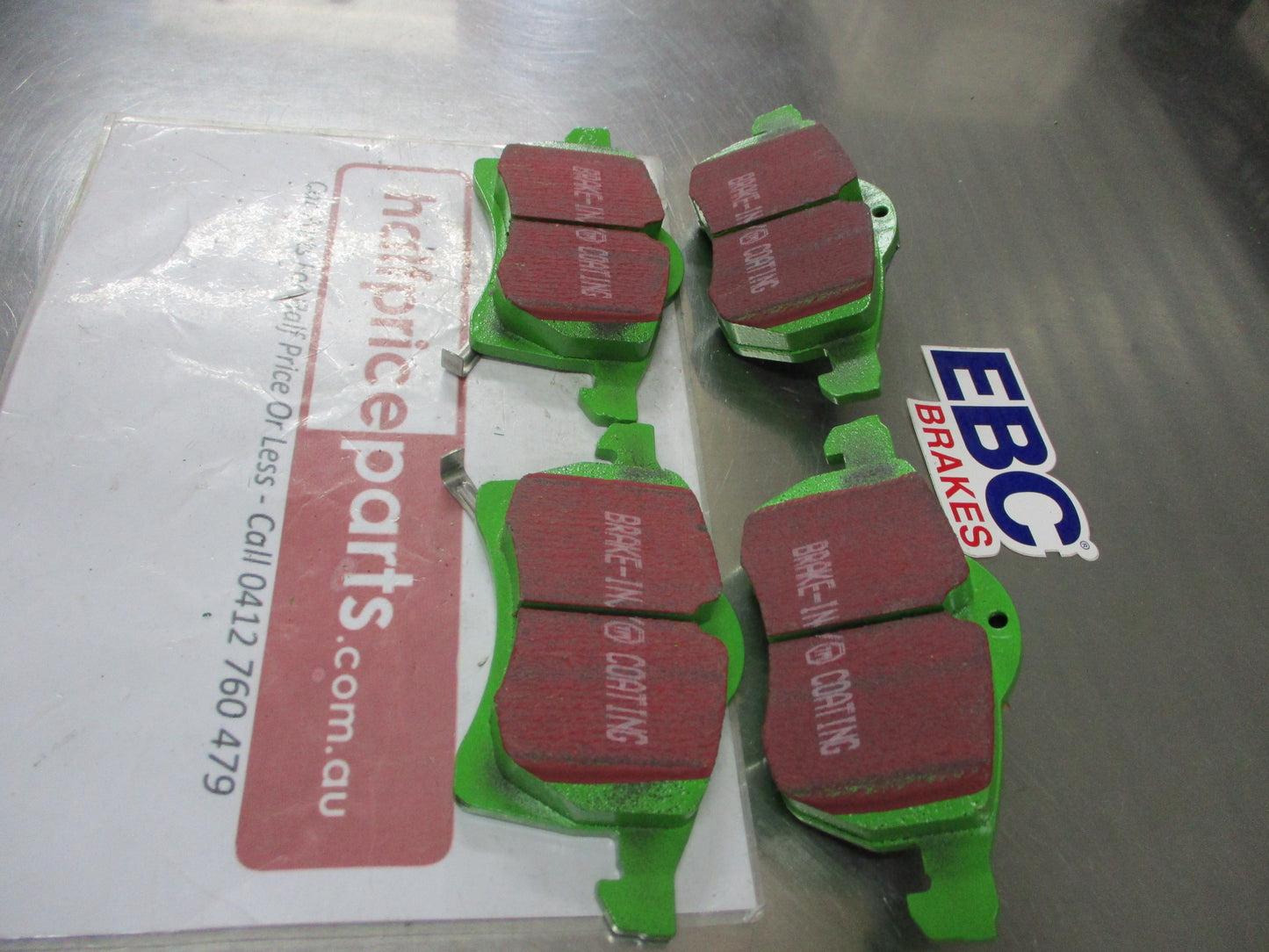 EBC Greenstuff Front Disc Brake Pad Set Suits Astra-G/Zafira-A New Part