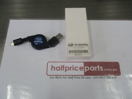 Subaru Genuine In Car USB-A Cable Retractable Charger New Part