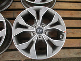 Hyundai Elantra Genuine Set 4 18-H2X7.5-J Alloy Wheels Used Part VGC
