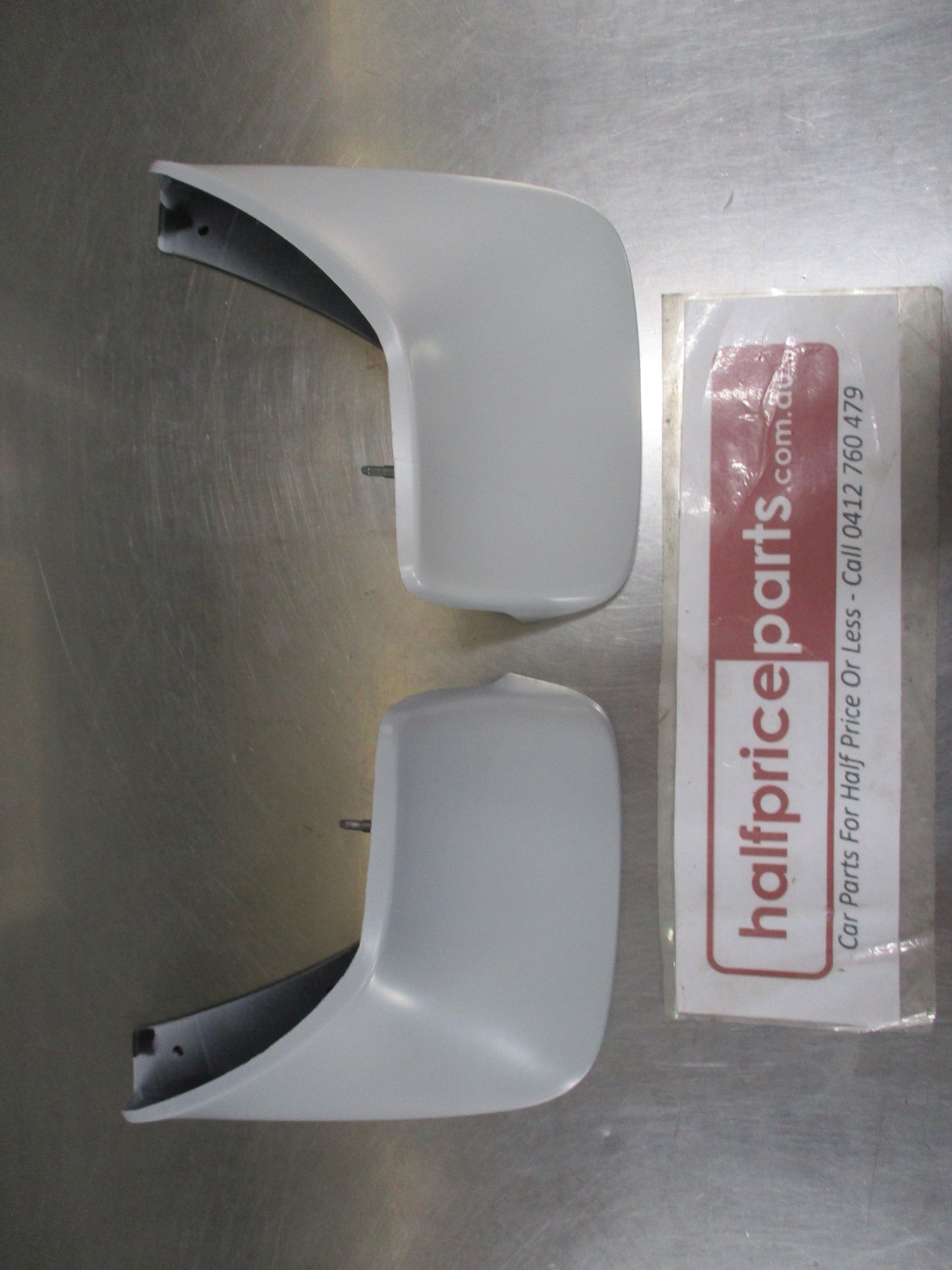 Mazda 3 Genuine Rear Mud Flap Set (In Primer) With Instructions Kit  New Part