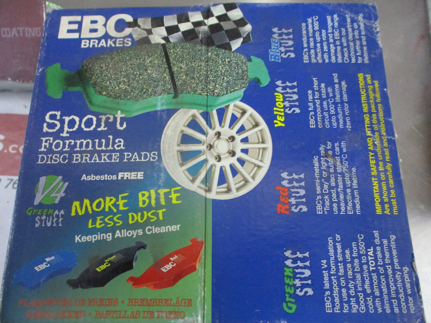 EBC Greenstuff Front Disc Brake Pad Set Suits Audi 100-A4-A6-VW-Passat-Jetta-Vento New Part