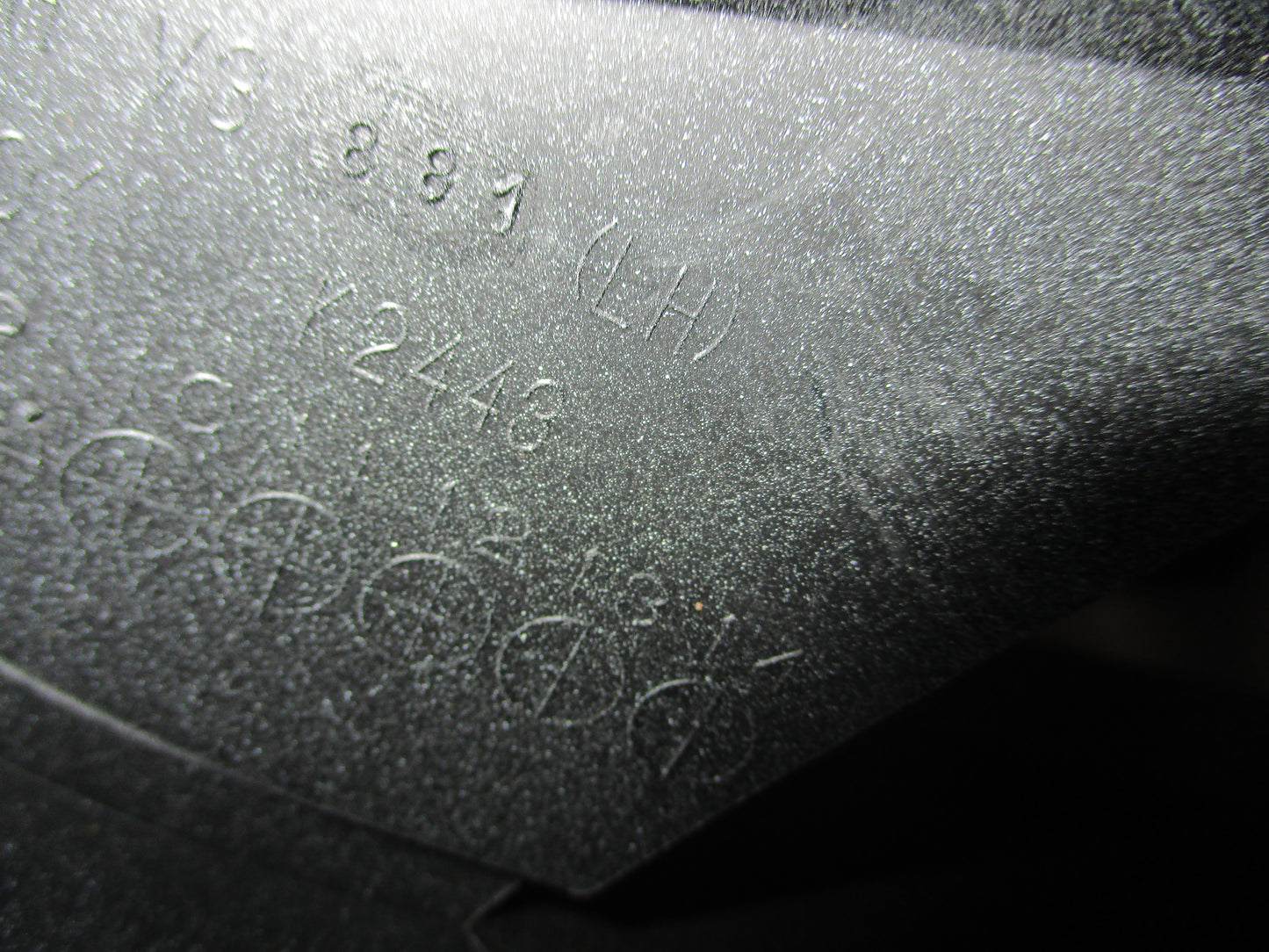 Mazda 3 Genuine Rear Mud Flap Set (In Primer) With Instructions Kit  New Part