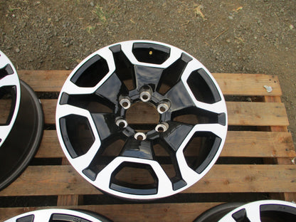 Toyota Hilux SR5 Genuine Set 5 Alloy Wheels No Center Cap Used Part VGC