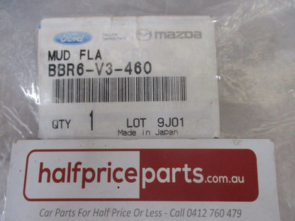 Mazda 3 Genuine Rear Mud Flap Set (In Primer) With Instructions Kit  New Part