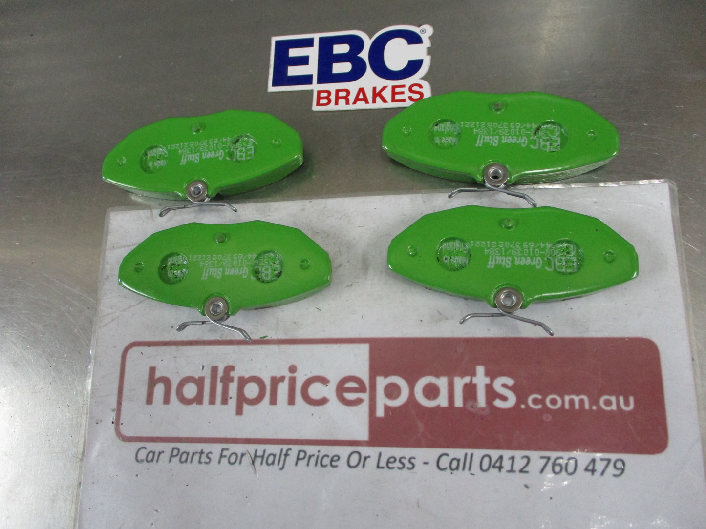 EBC Greenstuff Rear Disc Brake Pad Set Suits Jaguar S-Type New Part