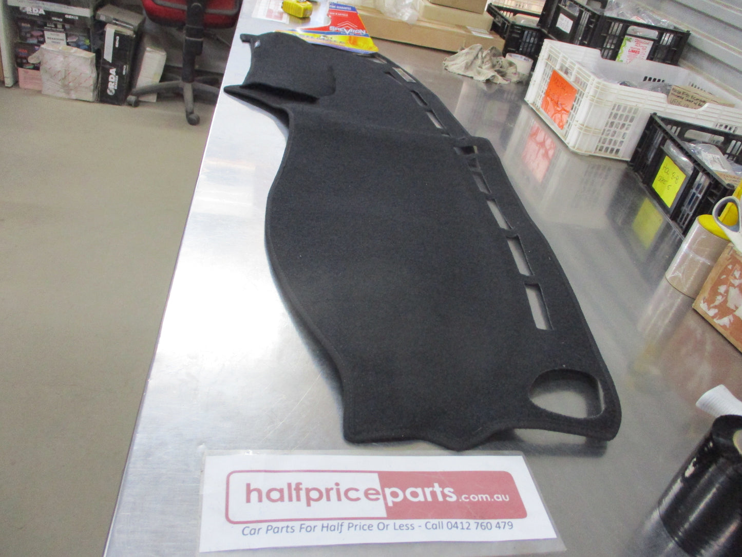 Shevron Dash Mat (Black) Suits Holden WH Caprice/VT-VX With Passenger Air Bag New Part