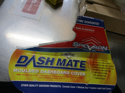 Shevron Dash Mat (Black) Suits Holden WH Caprice/VT-VX With Passenger Air Bag New Part