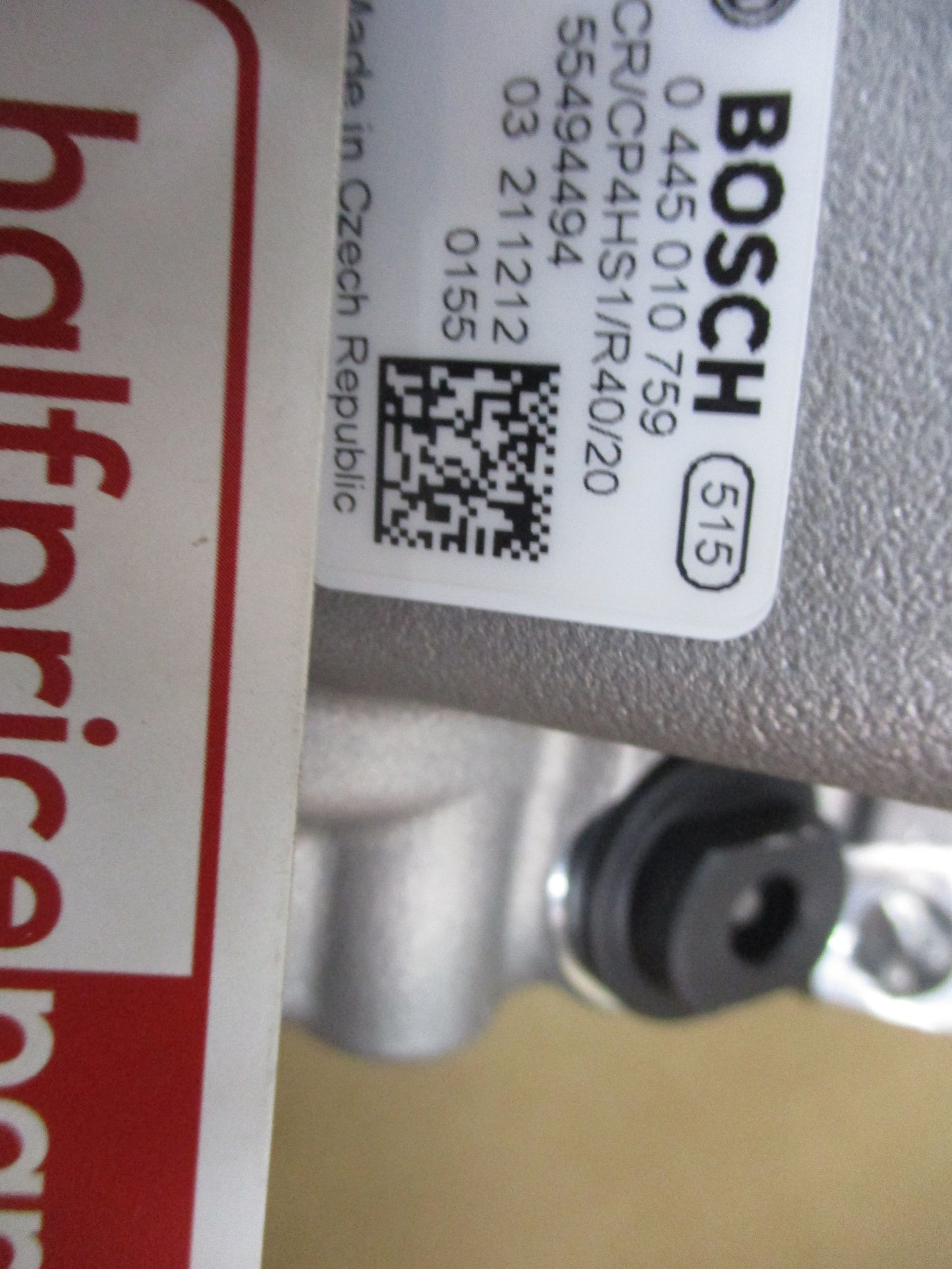Holden ZB Commodore Genuine Diesel High Pressure Fuel Pump New Part