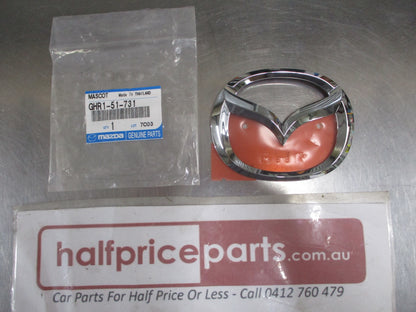 Mazda 6 GH Sedan Genuine Rear Boot Chrome Emblem New Part