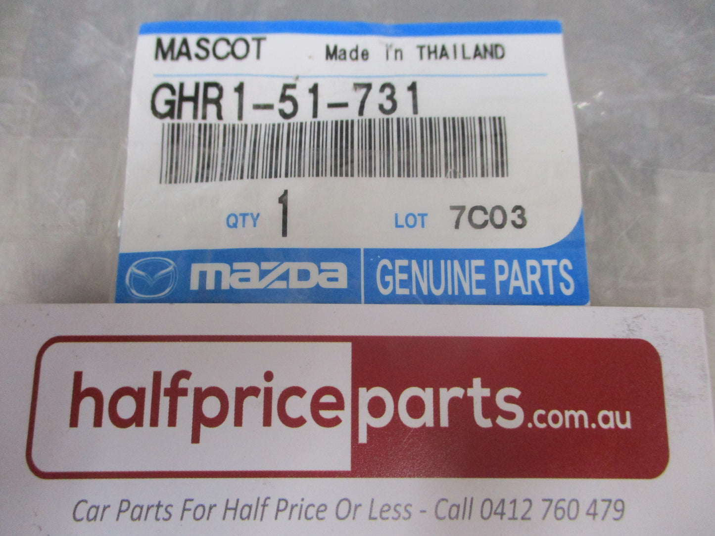 Mazda 6 GH Sedan Genuine Rear Boot Chrome Emblem New Part