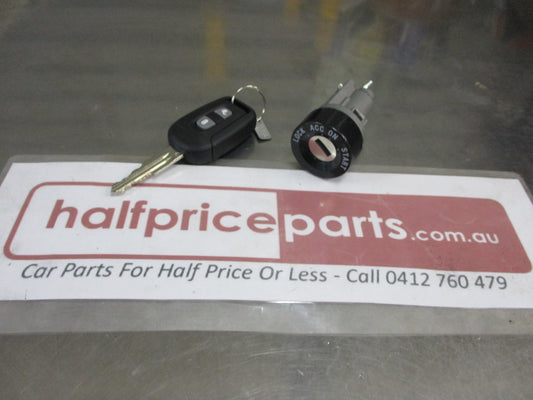 Holden PG Captiva Genuine Remote Key And Ignition Barrel New Part