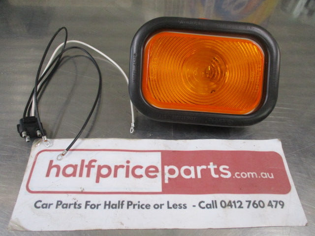 Navara 12 Volt Sealed Rear Indicator Lamp (Amber) With Vinyl Grommet - New Part