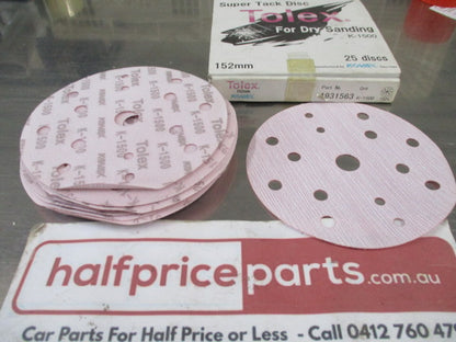 KOVAX: TOLEX SUPER TACK DISC 125mm With Holes - K1500 - New Part
