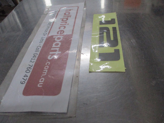 Mazda 121 Genuine Rear Tail Gate /Boot Decal New Part