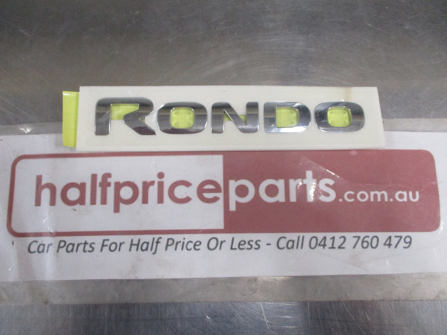 Kia Rondo Genuine Rear Hatch Chrome Emblem New Part
