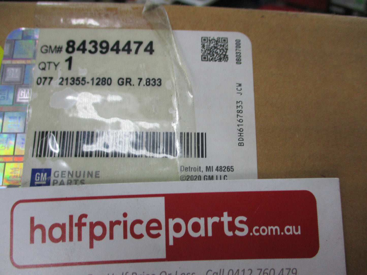Holden Acadia Genuine Front Lower Spoiler (Air Deflector) New Part