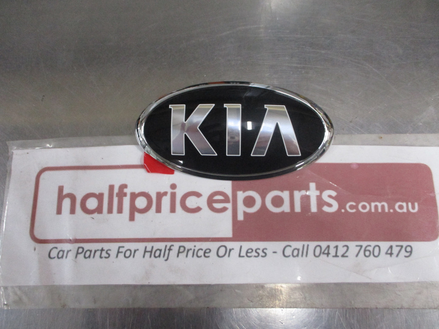 Kia Optima Genuine Rear Center Black And Chrome Boot Emblem New Part