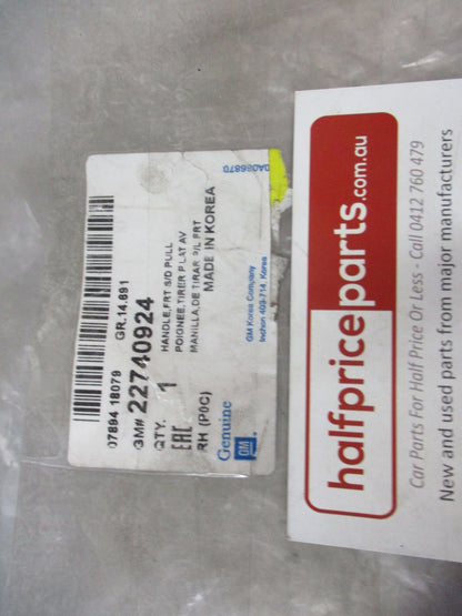 Holden Captiva C100 Genuine Right Hand Front Door Handle (Black) New Part