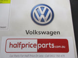 VW Tigan Genuine Titanium Black Rear Set Of Rubber Mats New Part