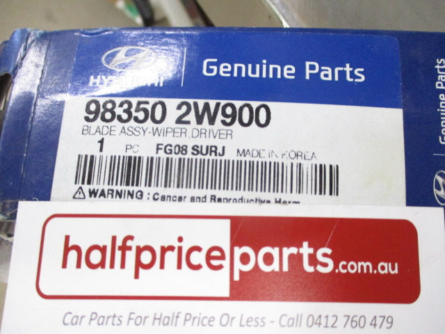 Hyundai Elantra Genuine Drivers Wiper Blade/Head New Part