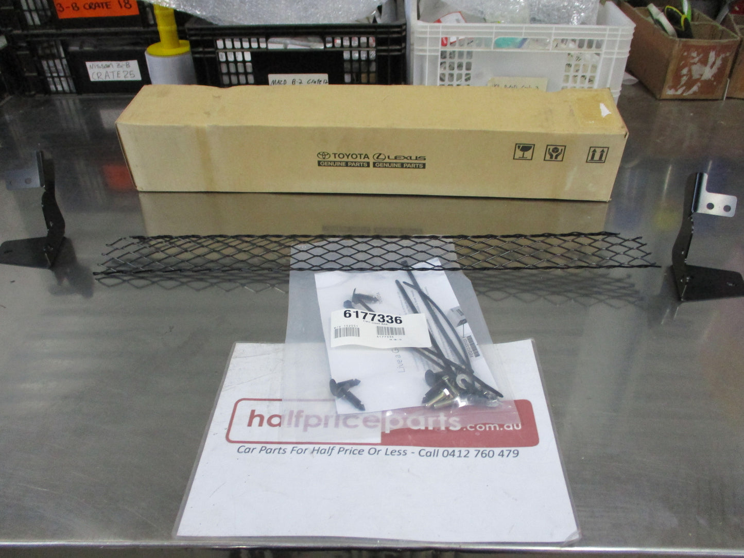 Toyota Hilux/Fortuner Genuine Light Bar Fitting Kit (Genuine Alloy Bull Bar Only) New Part