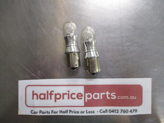 Low Voltage Red 5W 12/24V LED Light Bulb Pair - New Part
