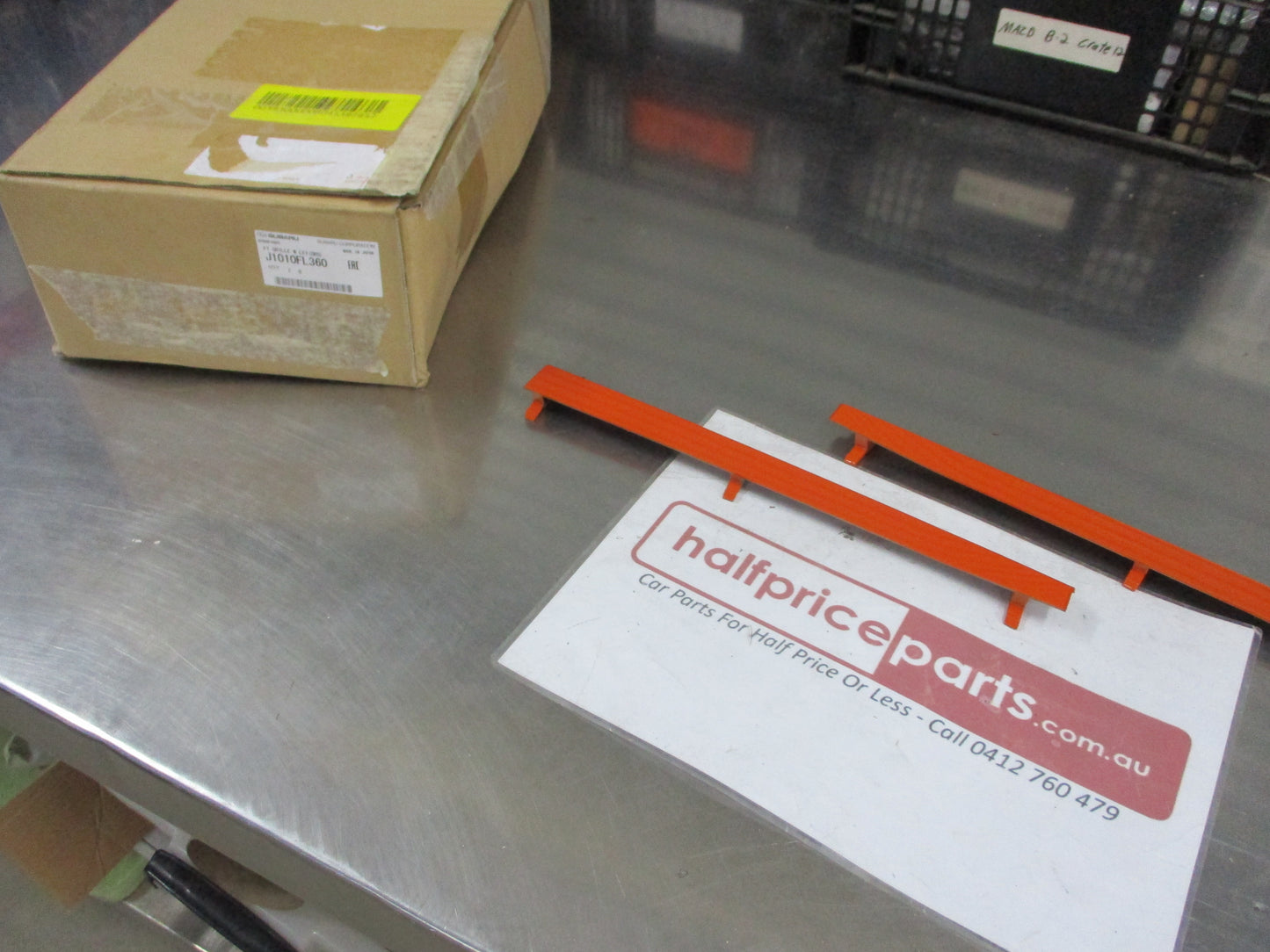 Subaru XV Genuine Front Grille Orange Winglet New Part